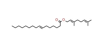 (E)-3,7-Dimethyl-2,6-octadienyl hexadec-7-enoate
